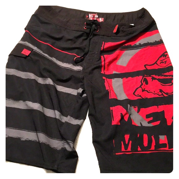 metal mulisha swim trunks